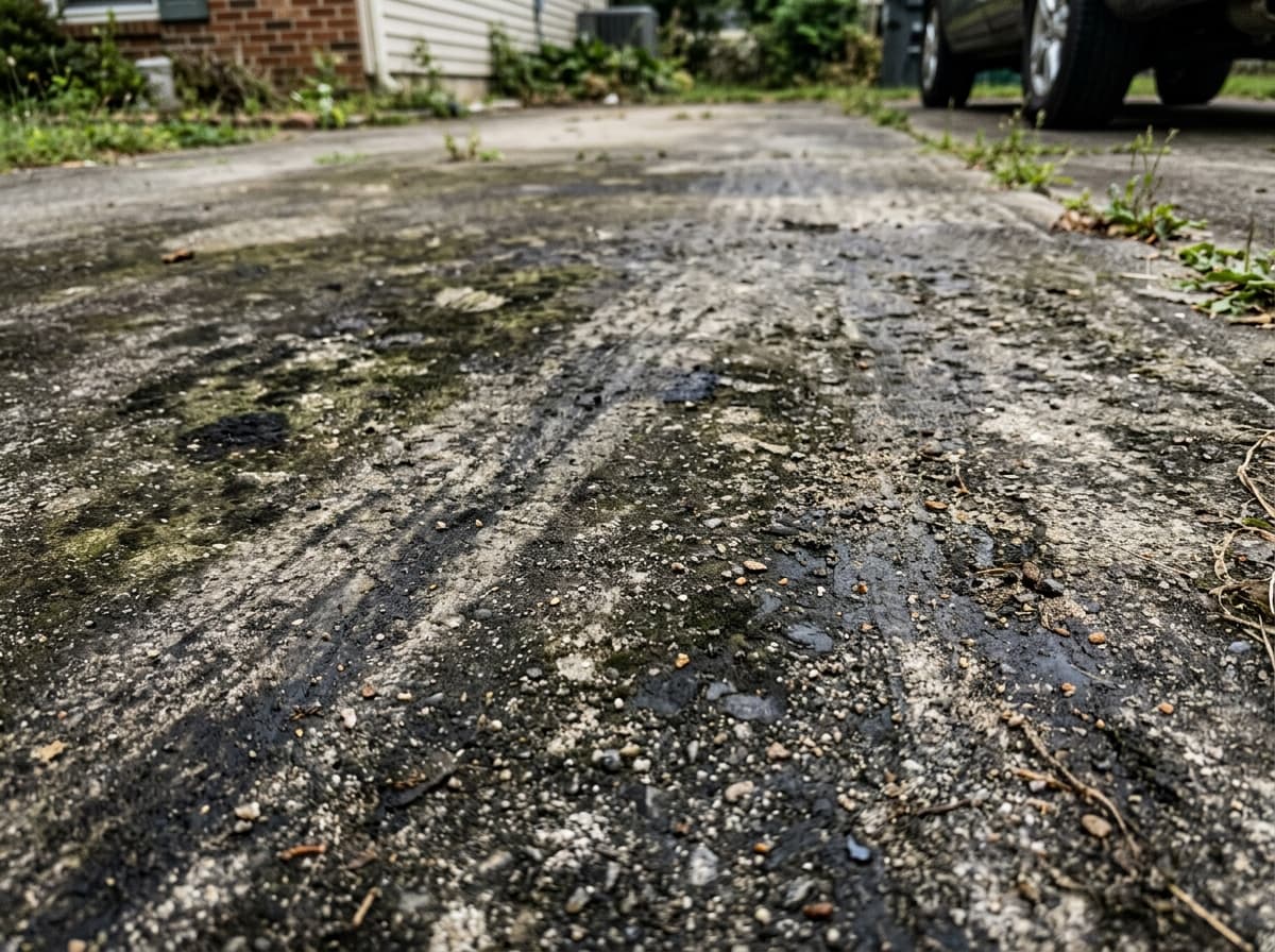 Before DRIVEWAY CLEANING