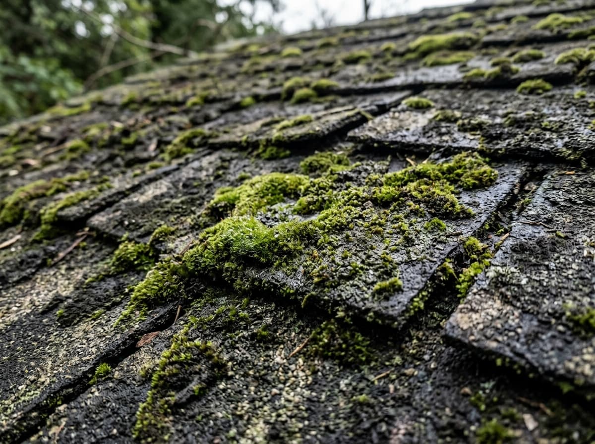 Before ROOF CLEANING